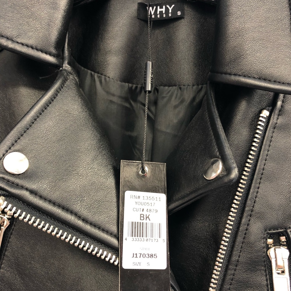 Peplum Moto jacket - Picture 5 of 7